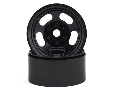 SSD RC Slot 1.9” Steel Beadlock Wheels (Black)