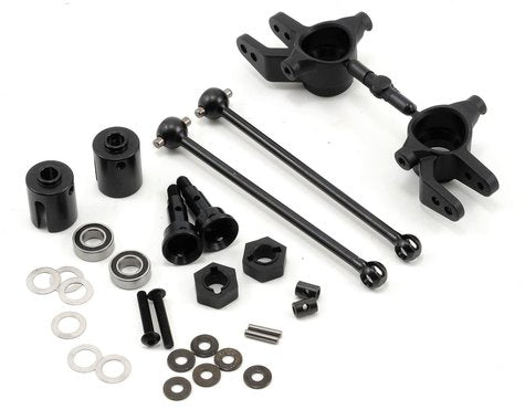 Tekno RC M6 Driveshaft & Steering Block Set (Front, 6mm)