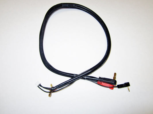 2S Pro Charging Cable with 4mm + 5mm Bullets and Strain Reliefs