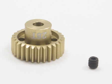 Lightweight Aluminum Pinion Gear, 48 Pitch, 28 Tooth