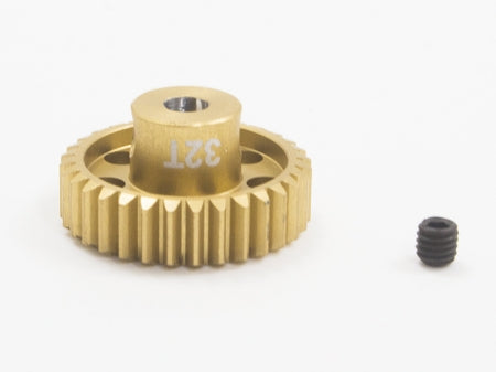 Lightweight Aluminum Pinion Gear, 48 Pitch, 32 Tooth