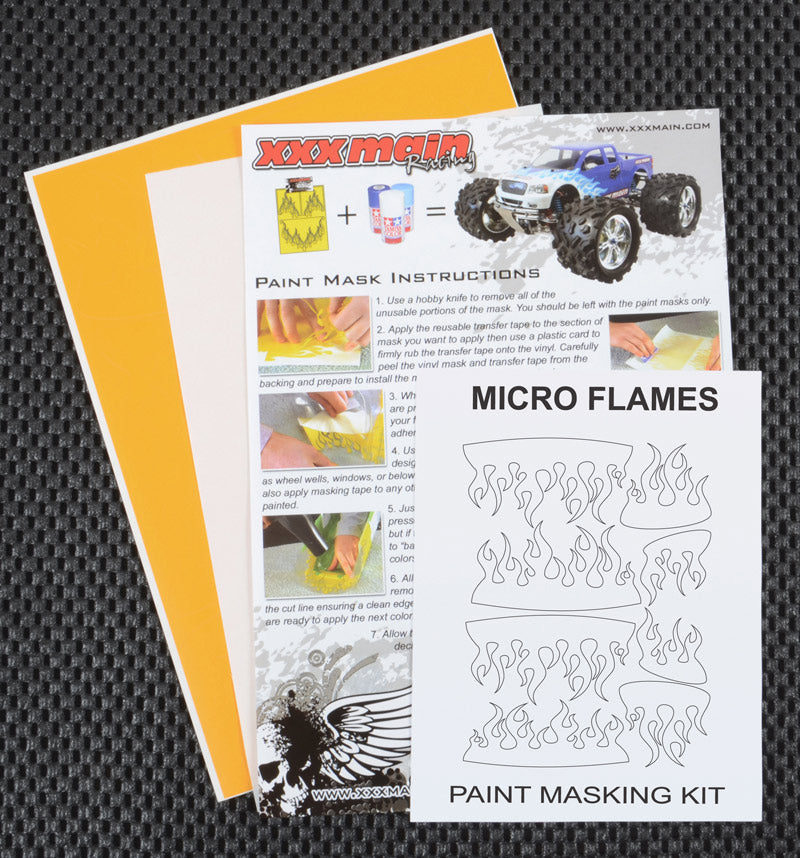 Micro Flames Paint Mask