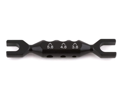 Yeah Racing Aluminum 4-in-1 Multi-Purposes Turnbuckle Wrench (Black)